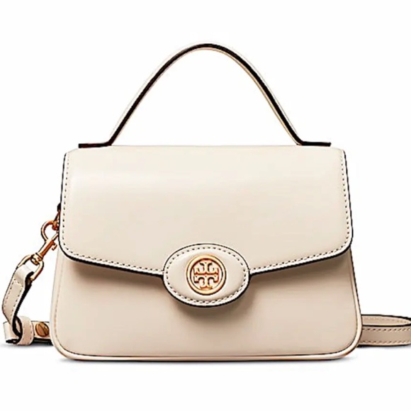 Tory Burch Women's Small Robinson Spazzolato Top Handle Bag - Picture 7 of 14